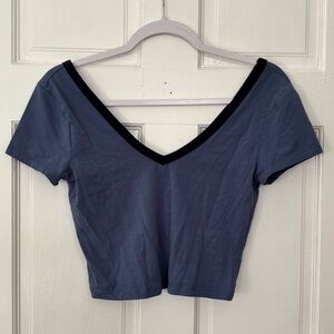Double V Pacsun Cropped Top